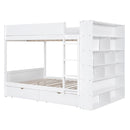 Bunk Bed With 2 Drawers And Multi Layer Cabinet