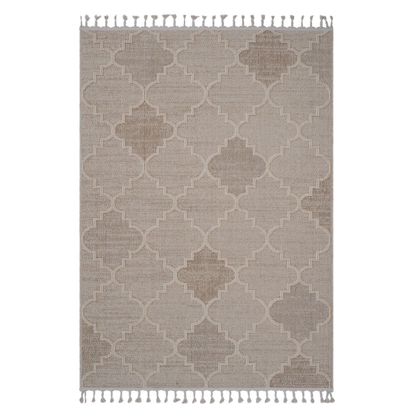 Guros - 8' X 10' Trellis Indoor / Outdoor Area Rug - Cream