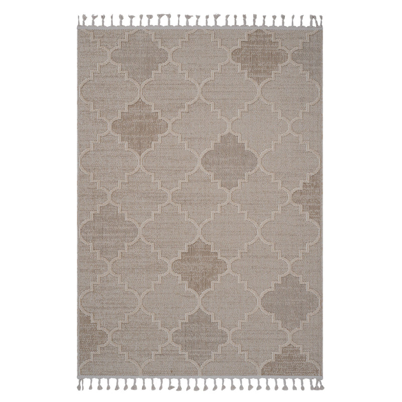 Guros - 8' X 10' Trellis Indoor / Outdoor Area Rug - Cream