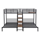 Metal Bunk Bed With Storage Shelves Staircase