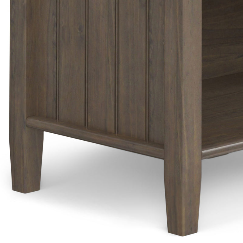 Lev - Bedside Table - Smoky Brown