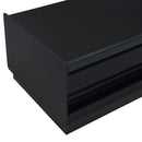 Modern Rectangle Coffee Table With 4 Drawers And 2 Display Shelves