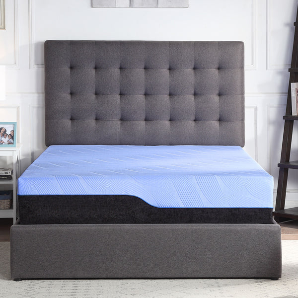 Refresh - 12" Hybrid Cooling Gelcare Memory Foam And Coil Mattress