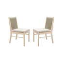 Cordoba - Dining Chair (Set of 2) Comfortable Armless Chairs - Beige