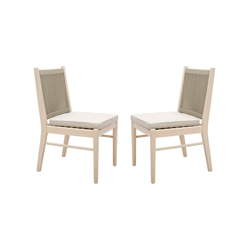 Cordoba - Dining Chair (Set of 2) Comfortable Armless Chairs - Beige