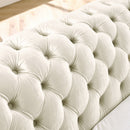 L Shaped Chesterfield Sectional Sofa With Stainless Steel Accents