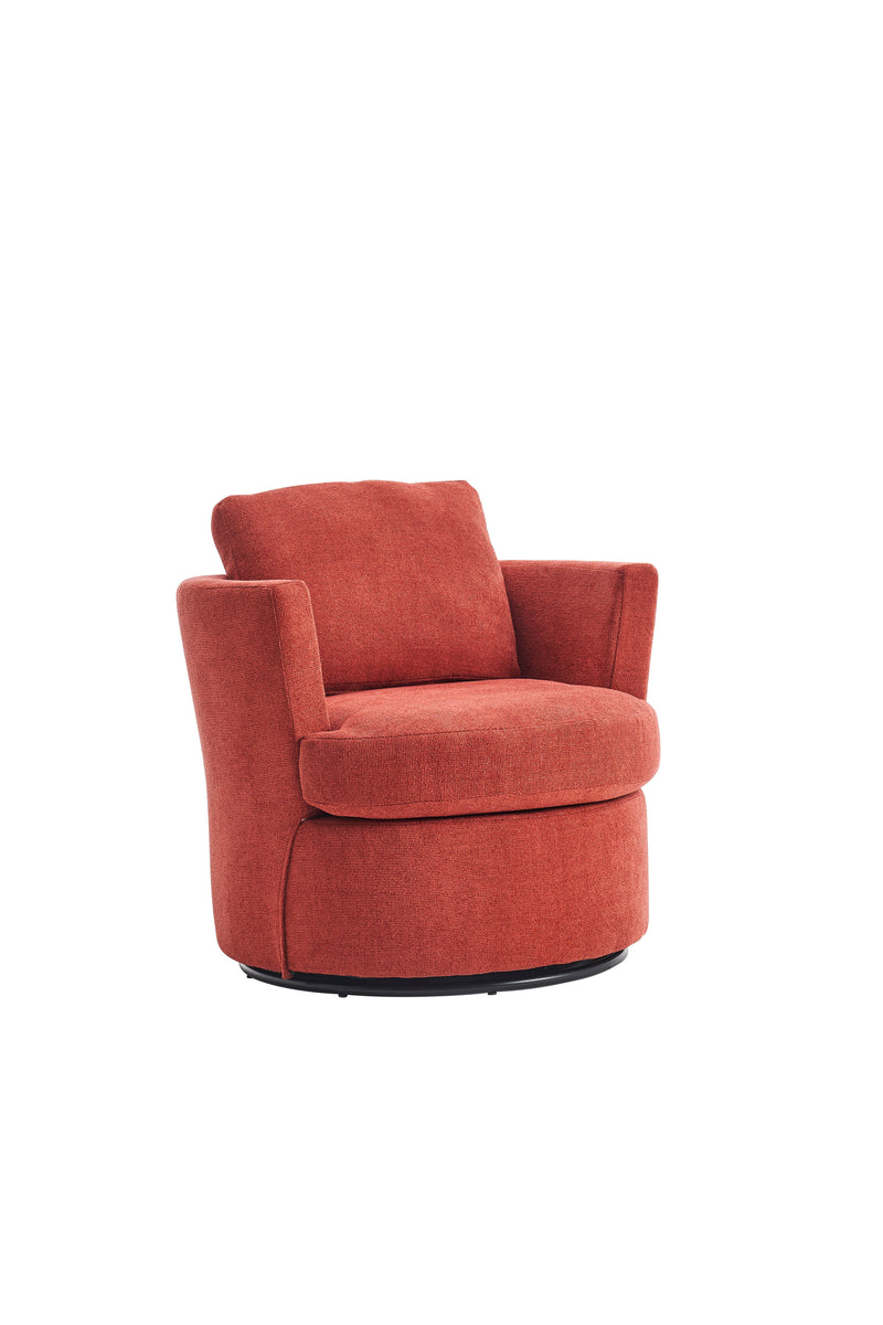 Swivel Barrel Chair, Comfy Round Accent Sofa Chair For Living Room, 360 Degree Swivel Barrel Club Chair, Leisure Arm Chair