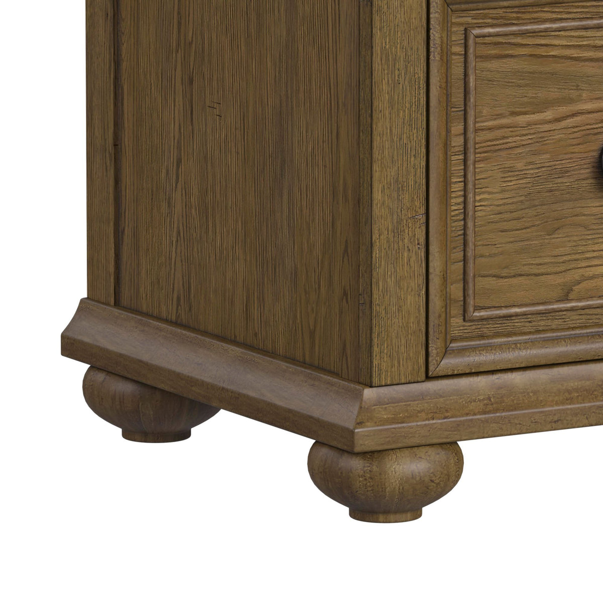 Heritage & Home Nightstand With USBC in Oak Brown by Elements International, view 6