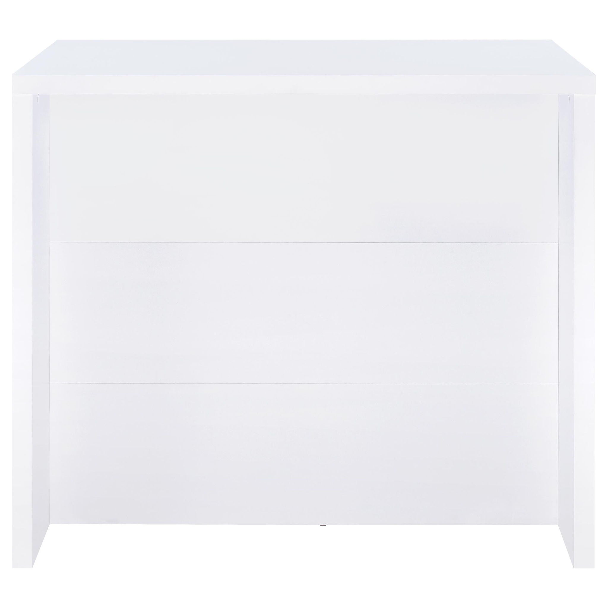 Topanga Engineered Wood Freestanding Home Bar White