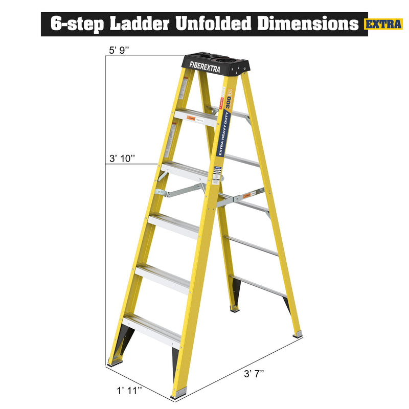 High Quality Fibreglass Step Ladder