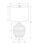 Lighting, Table Lamp, Ceramic, Transitional - Black