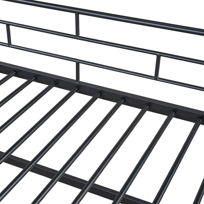 Loft Bed With Storage Stairs And Metal Frame
