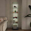 Premium 5 Tier Glass Display Case With 5 Dynamic LED Modes