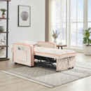 Modern Velvet 3 In 1 Sofa Bed Chair, Adjustable Recliner