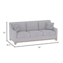 Sofa With Casual Accent - Gray