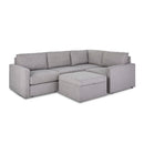 Flex - Sectional with Standard Arm and Storage Ottoman