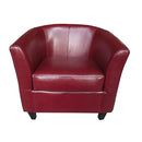 Zenithon - Upholstered Club Chair With Rounded Back
