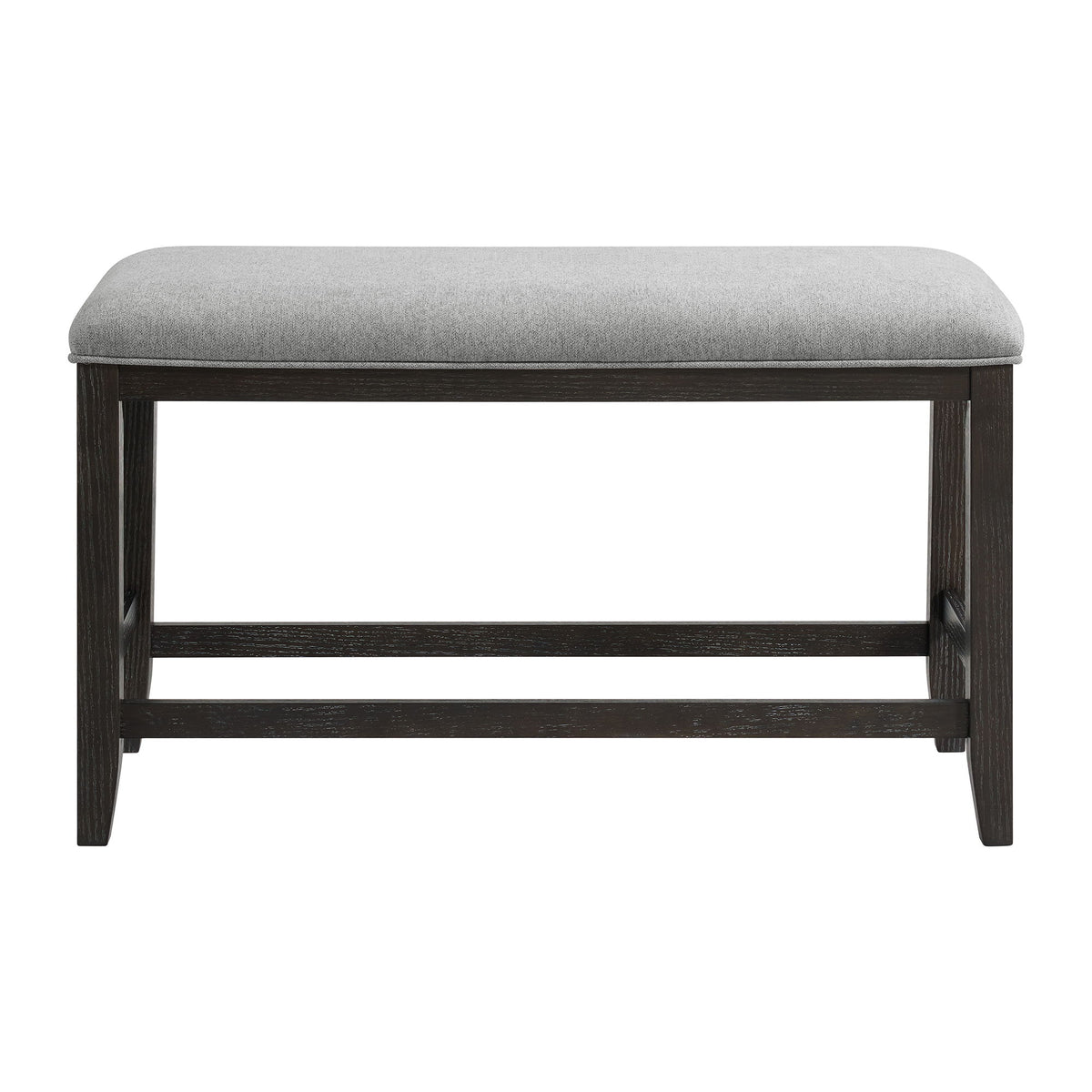 Elodie Fabric Counter Bench in Charcoal / Gray by Elements International, view 7