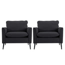 Nordic Retro Light Luxury Upholstered Sofa Chair