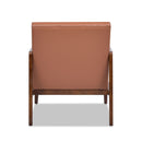 Kenneth - Modern Transitional Lounge Accent Chair - Brown