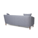 Contemporary 3 Seater Sofa With Plush Accents