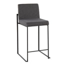 Fuji - Contemporary Modern Elegance, High Back Counter Stool