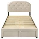 Marianna - 4-Drawer Upholstered Storage Bed