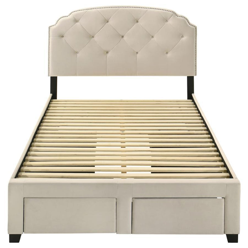 Marianna - 4-Drawer Upholstered Storage Bed