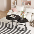 Round Nesting Coffee Table (Set of 2)