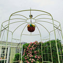 Metal Garden Arch Iron Garden Arbors Gazebo Dia High Birdcage Shape Pergola Pavilion For Wedding Ceremony