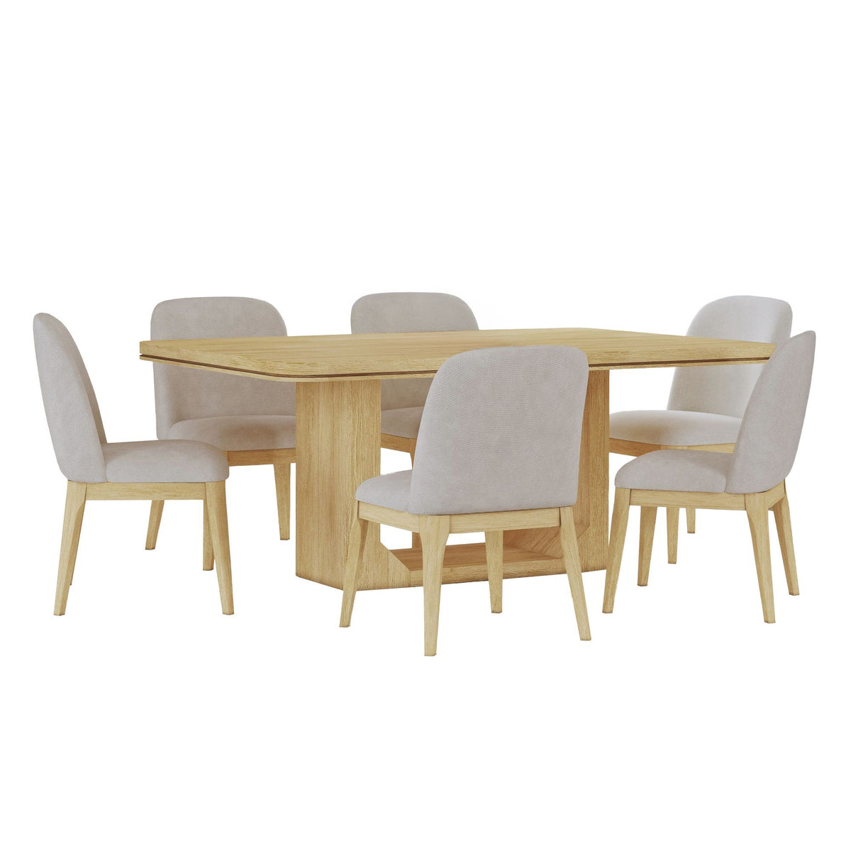 Rosalie Standard Height Dining Set in Black by Elements International, view 4