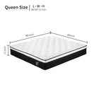12" Hybrid Mattress With Individual Pocket Spring, Comortable Memory Foam