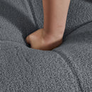 360° Swivel Chair Upholstered Accent Barrel Chair With Adjustable Headrest