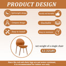 4 Piece Set Of Single Chairs With A Design Combining Modern And Traditional Elements