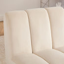 Upholstered Armless Chair For Living Room
