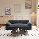 Pull Out 3 In 1 Convertible Sleeper Sofa With Side Storage, Multi Functional