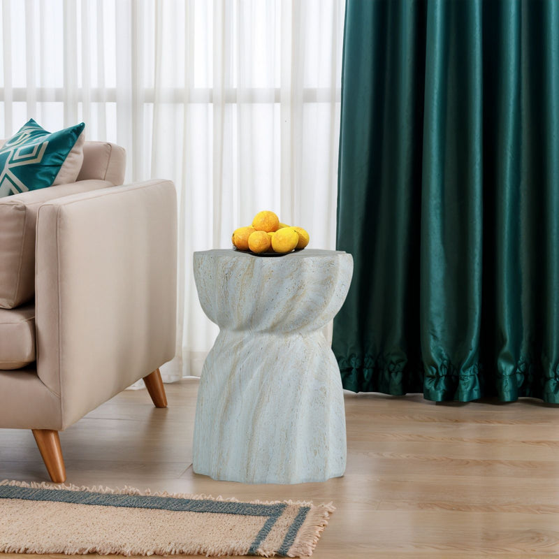 Outdoor End Table - Marble