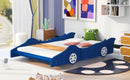 Race Car Shaped Platform Bed & Wheels