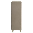 Lorient - 5-Drawer LED Chest Of Drawers - Ivory And Camel