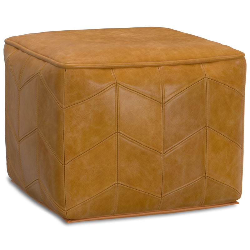 Morden - Square Pouf - Brown