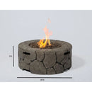 Fiber Reinforced Outdoor Fire Pit - Stone Gray