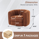 Swivel Accent Chair Wide Upholstered For Living Room