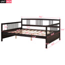 Full Size Daybed with Support Legs, Espresso ( OLD SKU: WF191900AAP)