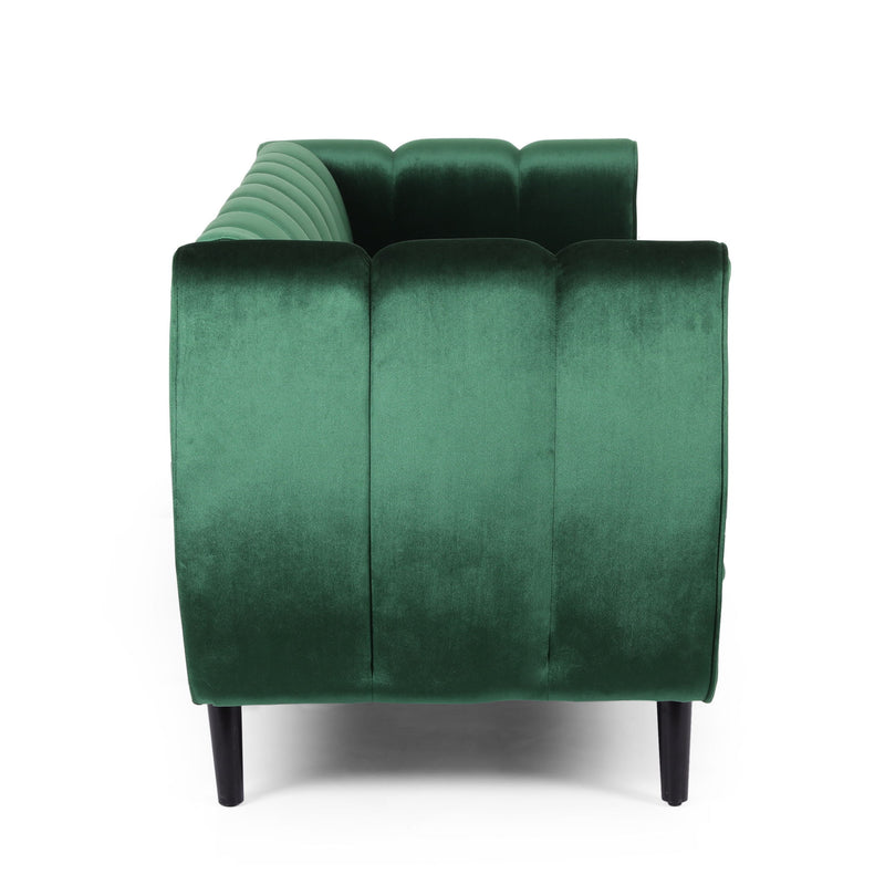 Miranda - Modern Glam Velvet 3 Seater Sofa