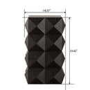 Side Table With 3D Embossed Pattern Design