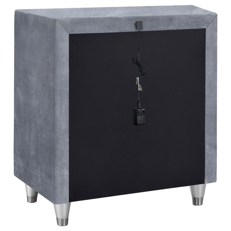 Antonella - Upholstered 3-Drawer Nightstand