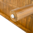 Preston - Outdoor Patio 7 Pieces Dining Set With Chairs And Cushions - Teak / Beige