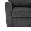 360° Swivel Accent Barrel Armchair With Side Pockets, Compact Design