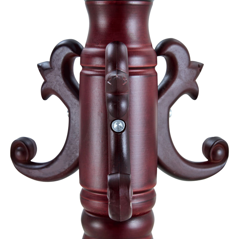 Multifunctional Coat And Hat Rack With Resin Stainless Steel Storage