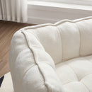 Soft Chenille Bean Bag Chair With High Resilient Foam
